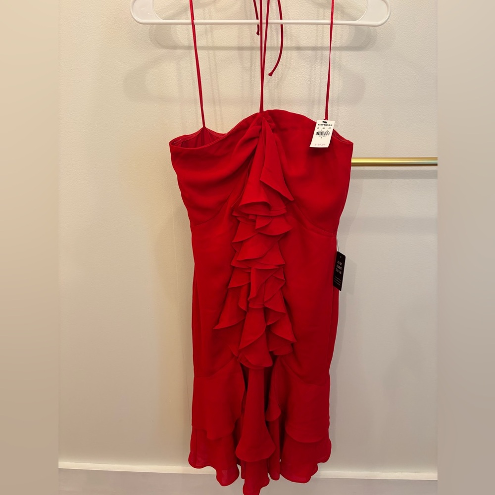 NWT Express Red Mini Dress